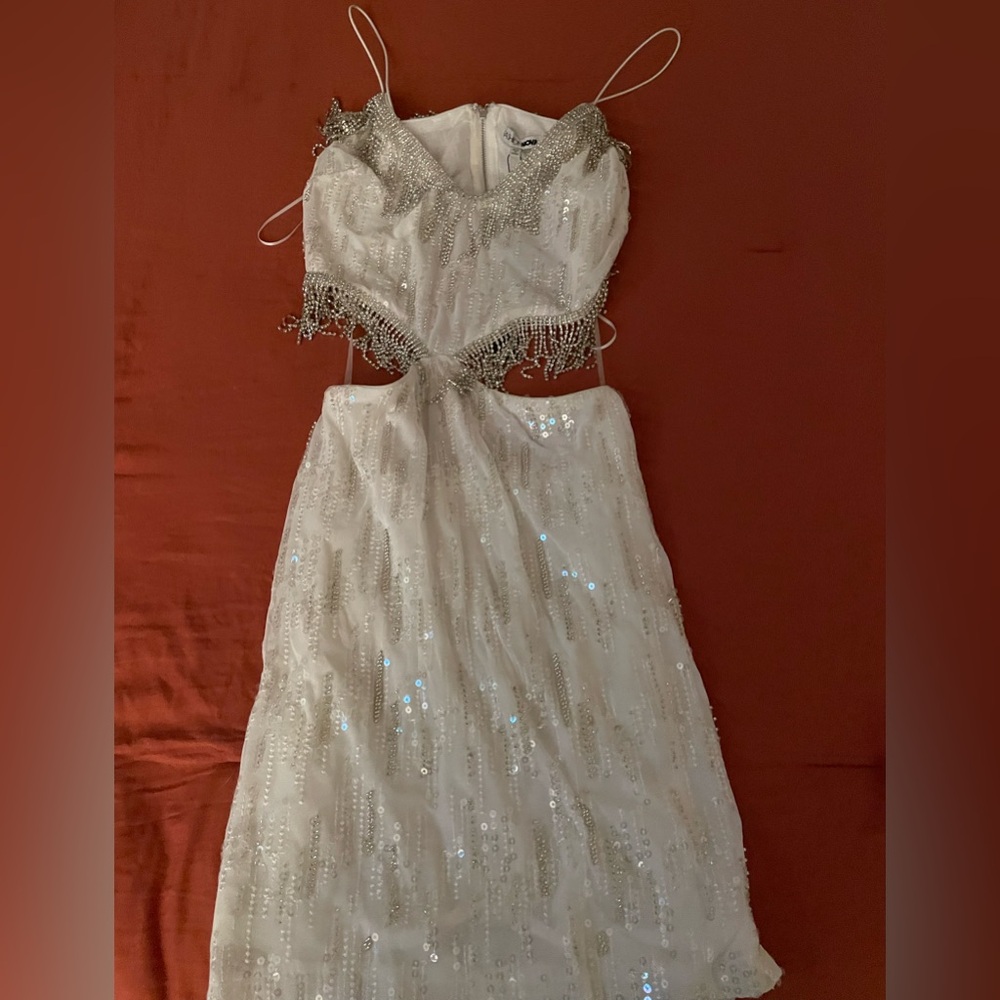 White sparkly Dress